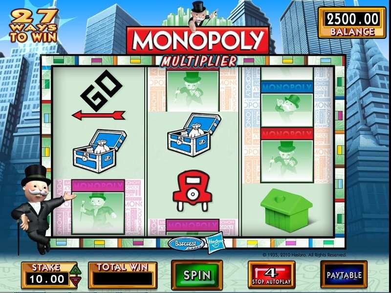 Play Monopoly Multiplier Slot