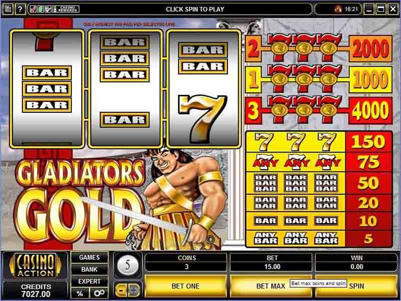 Play Gladiators Gold Slot