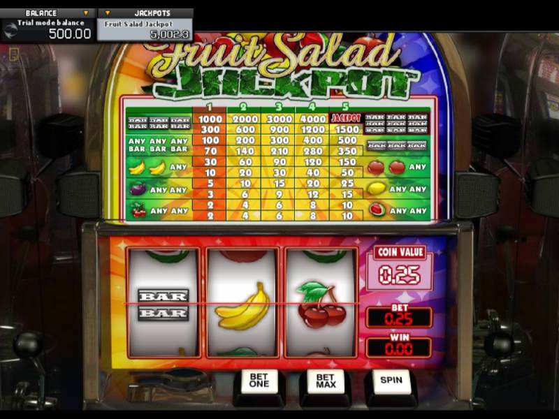 Play Fruit Salad Jackpot Slot