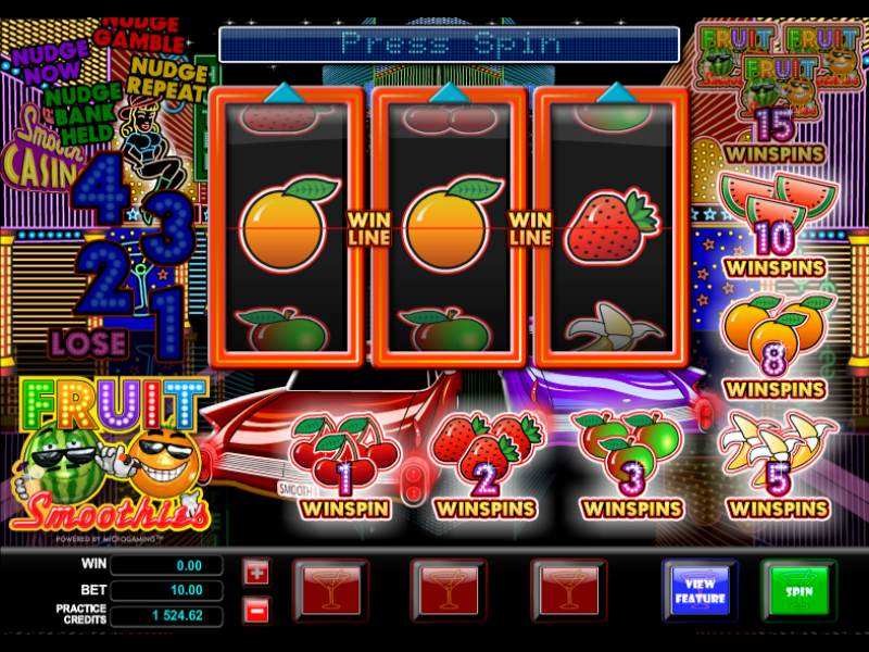 Play Fruit Smoothies Slot