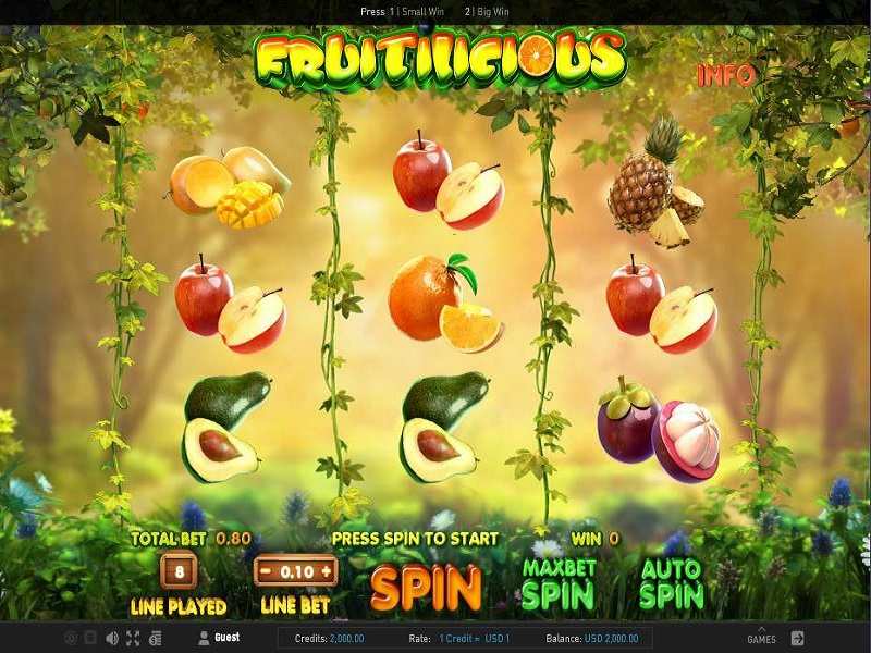 Play Fruitilicious Slot